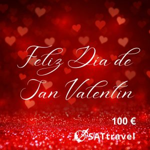 Tarjeta de Regalo Virtual de SAT Travel. Modelo San Valentin