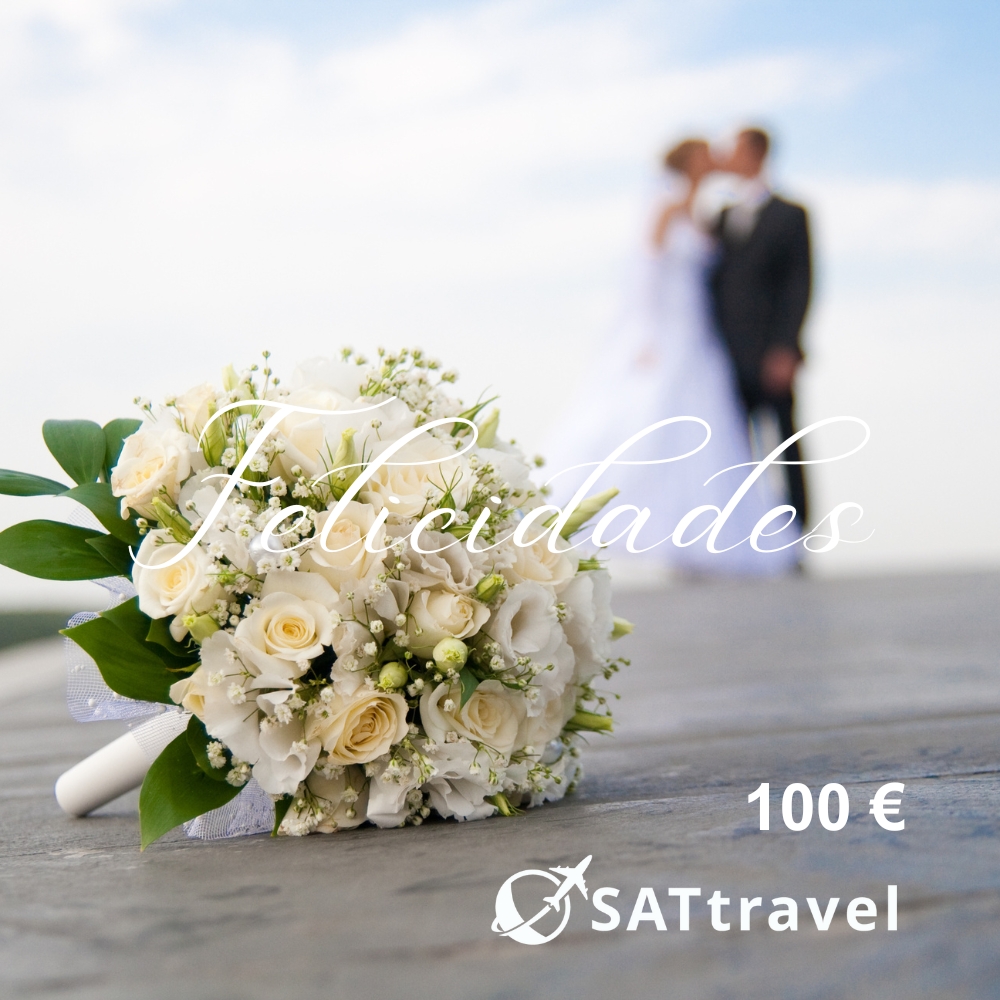 Tarjeta de Regalo Virtual de SAT Travel. Motivo Regalo de Bodas